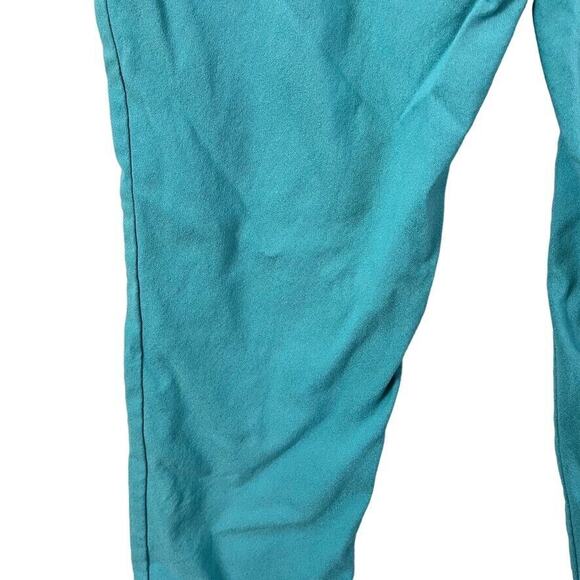 Chicos Easywear Womens Pull On Blue Stretch Tapered Leg Flat Front Pants 1 / M - Picture 14 of 16